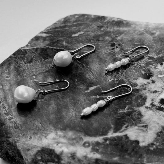 Pearl Hook Earrings