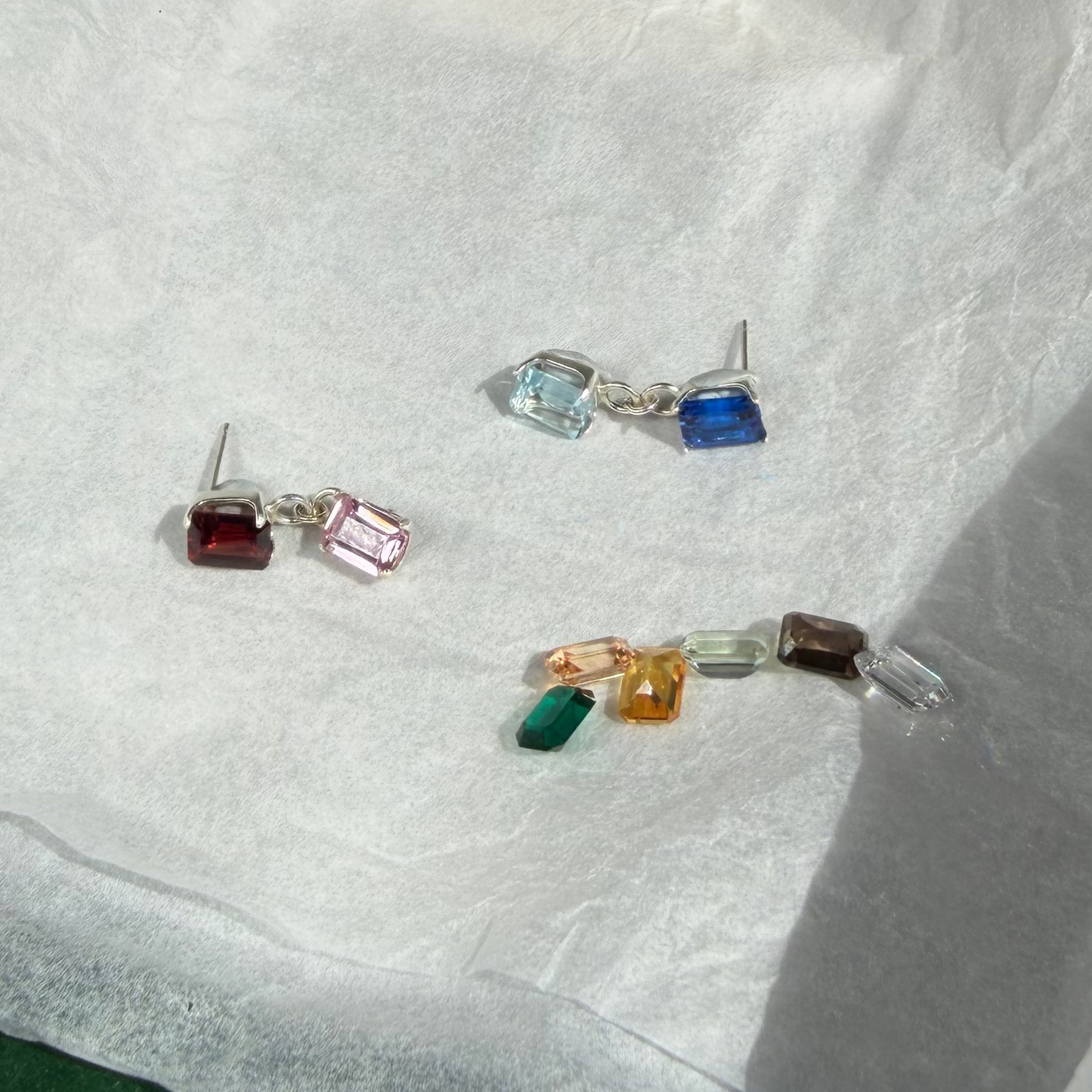 Double Gem Studs