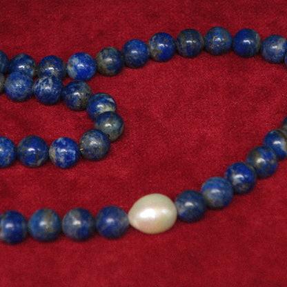 Lapis Lazuli & Pearl necklace